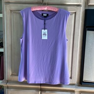 DKNY Suits tank top shell sz XXL lavender nwt